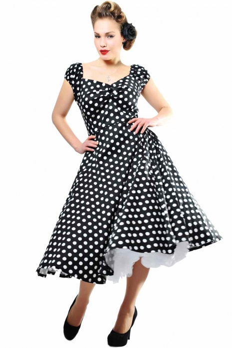 Dolores Doll Polka Dot | Dresses - Pinup Empire Clothing