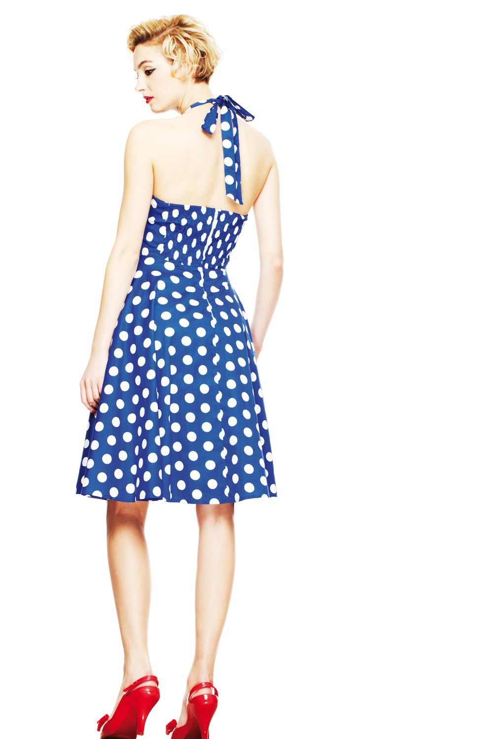 Mariam Dress Blue | Dresses - Pinup Empire Clothing