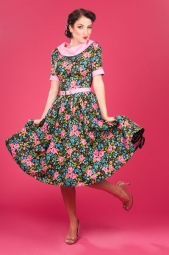 Jo-Ann Floral 50's Dress