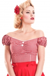 Dolores Gingham Top